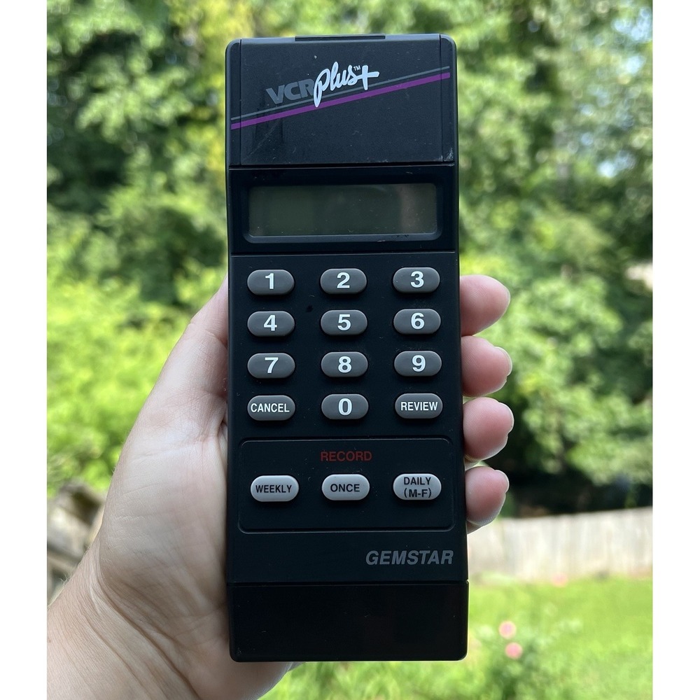 Genuine Gemstar VCR Plus VCR Instant Programmer Remote Control Tested VIP-18